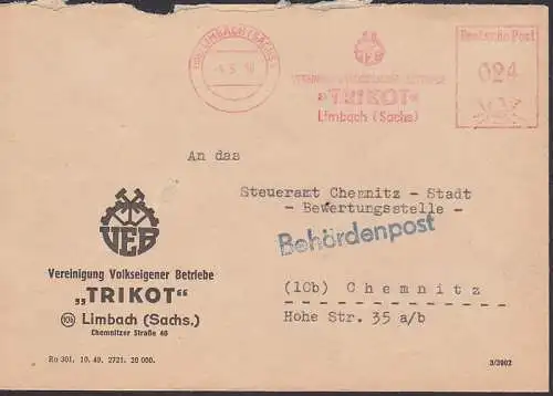 Limbach AFS -24-, 4.5.50 VVB TRIKOT