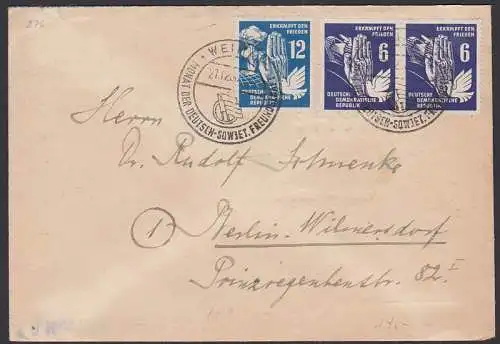 Erkämpft den Frieden SSt. Weimar Tag der DSF 31.12.50 (276)