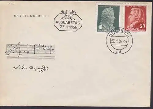 Wolfgang Amadeus Mozart FDC (510)