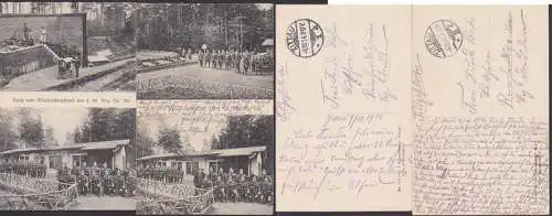 Militaria Zittau zwei Ak vom Militärschießstand des 3. Inf. Reg. No. 102, je Feldpost