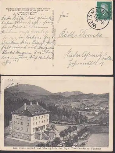 Weismain, Bayern Ak Jugend- und Erholungsheim des Bayer. Turnbundes, 26.5.34