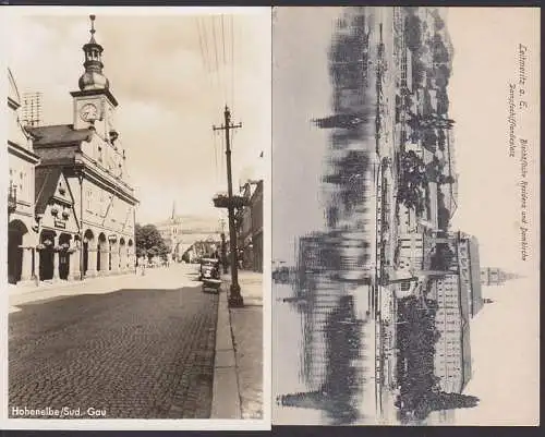 Hohenelbe / Sudetengau, Leitmeritz Dampfschiffandeplatz, je unbeschrieben