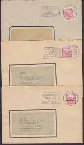 MWSt. Dresden Sparwochen 1956, Dresdner Gemäldegalerie, Weihnachts- u. Neujahrspost frühzeitig aufgeben!