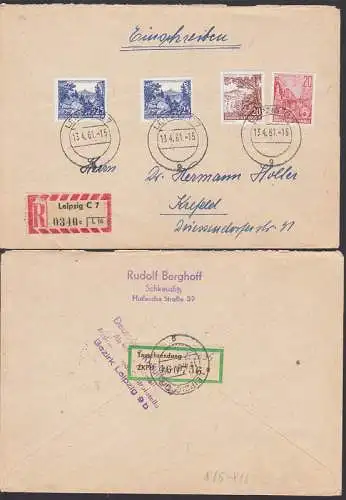 Tauschsendungs-Marke vom Kulturbund der DDR für genehmigten Auslandstausch, 25 Pfg. Brocken Harz  (816)