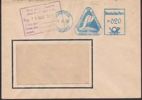 Lengefeld ( Vogtland) AFS 14.8.56 Baumwolle Ausrüster