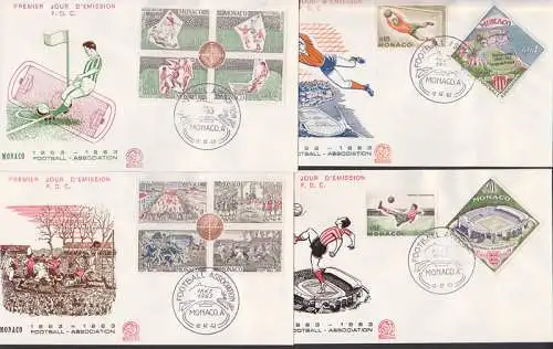 Monaco Fußball, Football 1863 - 1963