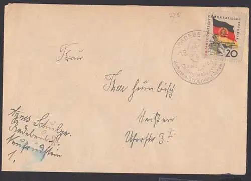 Steckenpferdbewegung seltener SSt. 1.8.59 SSt. Ausgangsort Radebeul  (725)