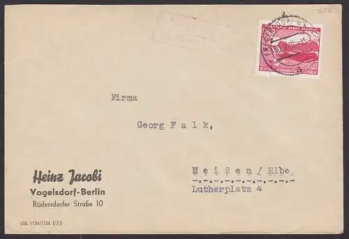 Vogelsdorf über Fredersdorf PSSt mit SoMke Volkskampf gegen den Atomtod (656) 30.9.58