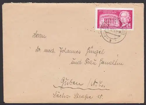 Knobelsdorff 24 Pf. mit Staatsoper Berlin (382) aus Neugersdorf