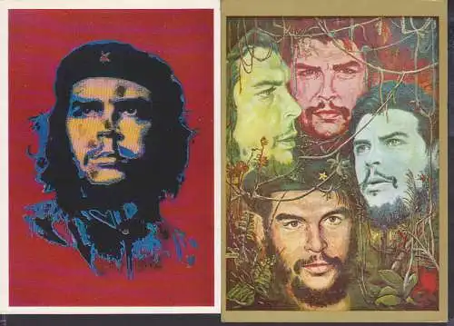 Major Ernesto Che Guevara, zwei Karten, Cuba