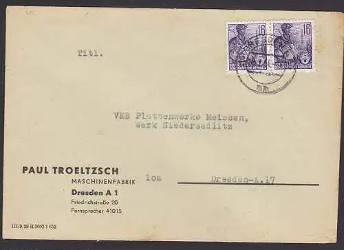 5-Jahrplan II Orts-Doppelbrief Dresden (412)