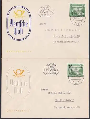 Hochwasserstaudamm Talsperre Pöhl mit Spendenaufdruck und ohne auf FDC (431)