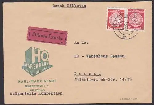 Bad Salzungen AFS Rat des Kreises 15.1.55 Eindruck Behördenpost
