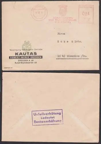 Burg - Asbest - und Packungserke VVB KAUTAS, AFS 19.12.50 Dresden