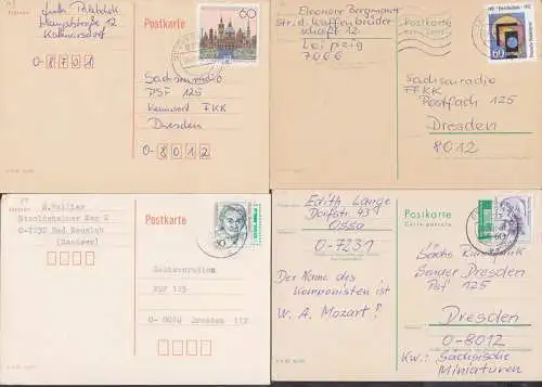 GA der DDR als Formblätter verwendet nach der Wiedervereinigung, da alle PWZ ungültig wurden