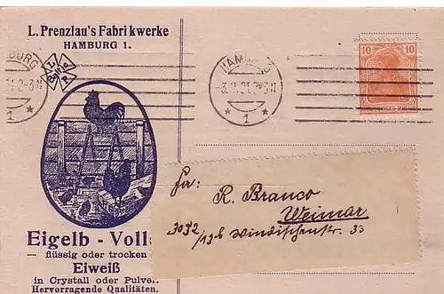 AK Postkar Hamburg