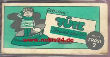 minifrösi 2 gestatten Tüte Freund der Volkspolizei Beilage zur Frösi