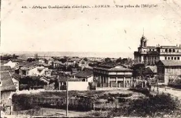 Senegal Dakar Vue prise de Hopital Krankenhaus *ca. 1910