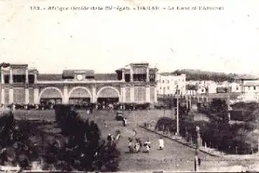 Senegal Dakar La Gare e Arsenal Bahnhof und Lagerstätten *ca. 1910