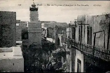 Sfax Tunesien Rue des Forgerons et Marabout de Bou-Chouicha *ca.1920