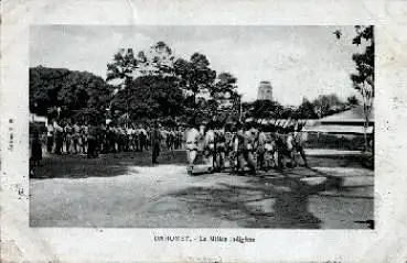 Benin Dahomey La Milice indigene Polizeitruppe gebr. ca. 1920