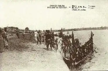 Belgisch Kongo Pirogues beim anlegen *ca.1930