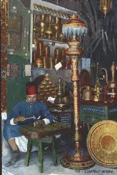 Kupferschmied Ciseleur arabe Tunesien  *ca. 1910