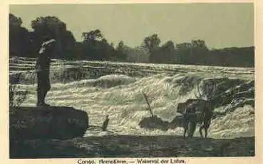 Congo Waterval de Lulua Wasserfall *ca. 1920