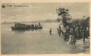 Congo per Stoomboat of prauw *ca. 1930