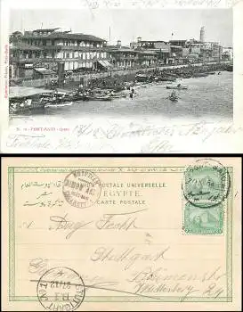 Port Said Quai Ägypten o 20.12.1904