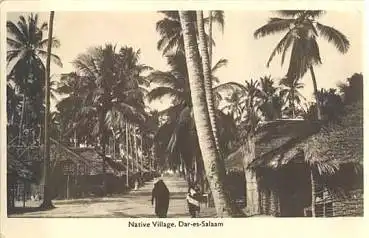 Ostafrika Dar es Salaam Native Village *ca.1930
