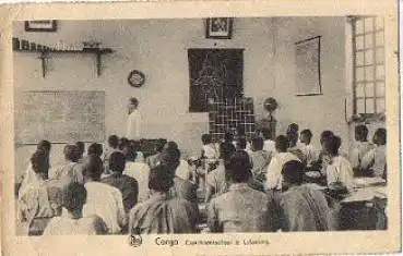 Belgisch Kongo Kateschistenschule gebr. ca. 1920