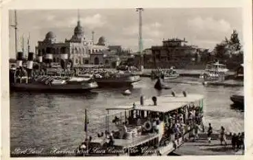 Aegypten Egypt Port said Hafen Harbour and Sues Canal Ägypten *ca. 1930
