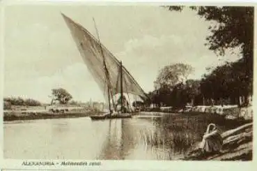 Alexandria Mahmoudieh canal *ca. 1910