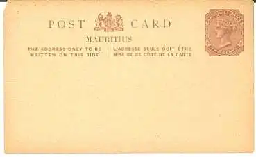 Mauritius Ganzsache *ca. 1900
