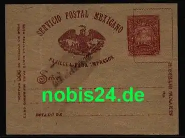 Mexico Streifband *ca. 1890