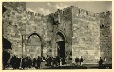 Jerusalem Das Jaffa Tor Israel * ca. 1960