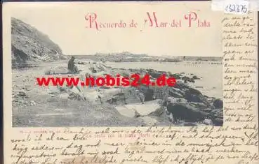 Mar del Plata Costa con la Playa Norte Argentinien o 1901