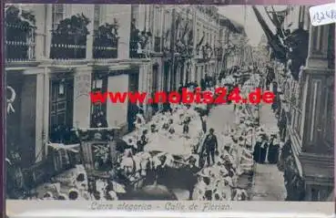 Carro Alegorico Calle de Florian Festzug Kolumbien *ca. 1940