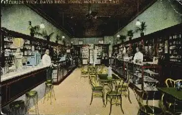 Holtville Davis Bros. Store Interior View o 15.12.1912