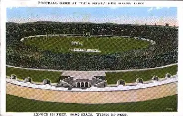 New Haven Football Game at Yale Bowl Stadion *ca. 1930