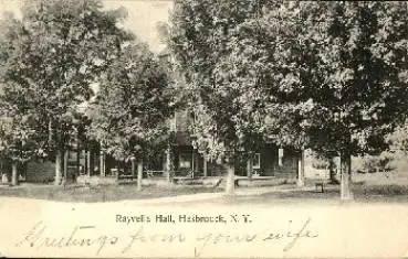 Hasbrouck New York Rayvella Hall o 18.8.1908