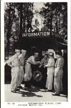 Camp Patrick Henry, Virginia Information Place *ca. 1940