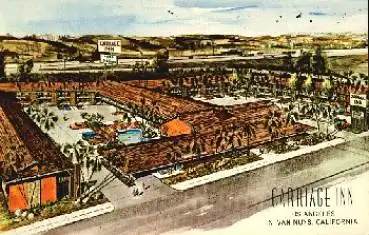Los Angeles Carriage Inn in Van Nuys *ca. 1960