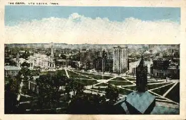 New Haven Connecticut The Green, *ca. 1920
