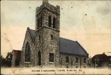 Roanoke Virginia Second Presbyterian Church *ca. 1900