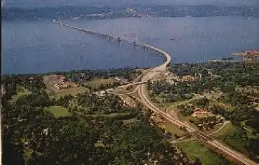 Nyack New York Tarrytown Tappan Zee Bridge gebr. ca. 1960