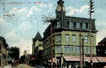 Passaic New Jersey Main Ave and Washington Place o 17.2.1908