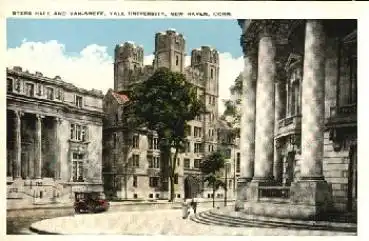 New Haven Connecticut Byers Hall and Van-Sheff Yale University  o 27.2.1927