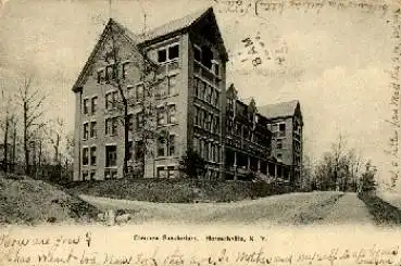 Hornellsville New York Steuben County Sanatorium o 10.9.1907